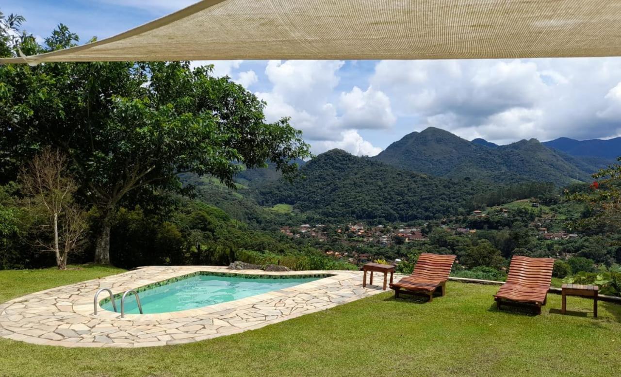 Villa Casa Alpina com vista panoramica de Lumiar Nova Friburgo Exterior foto